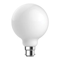 G95 8.5W DIMMABLE  LED FILAMENT LAMP FROST 240V - B22