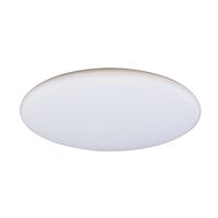 MONDO-400 Round Tricolour 30W 400MM Slimline LED Dimmable IP44 Oyster Light - White