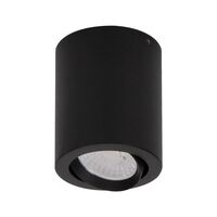 NEO-10 Round 10W Surface Mount Tiltable LED Dimmable IP20 Downlight - Black
