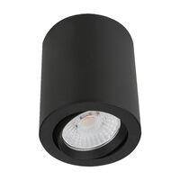NEO-20 Round 20W Surface Mount Tiltable LED Dimmable IP20 Downlight - Black