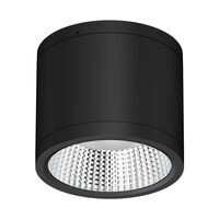 NEO-PRO Round 25W Surface Mount Dimmable LED Tricolour IP65 Downlight - Black