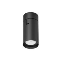 PISTOL-15 Round 15W Surface Mount Adjustable LED dimmable IP20 Downlight - Black