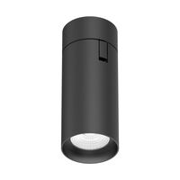 PISTOL-25 Round 25W Surface Mount Adjustable LED dimmable IP20 Downlight - Black