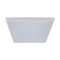 SOLAR-400-SQ Square 35W 400MM Slimline LED Dimmable IP54 Oyster Light - White