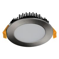 TEK-13 13W Dimmable LED Tricolour IP44 Downlight - Satin Chrome