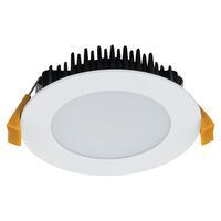 TEK-13 13W Dimmable LED Tricolour IP44 Downlight - White
