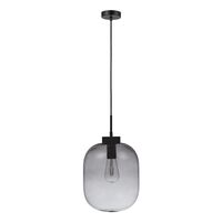 FLAUNT GLASS PENDANT 240V E27 BLACK
