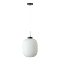 FLAUNT GLASS PENDANT 240V E27 BLACK