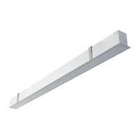 MAX-50 Recessed Profile 17.3W 1M C/W Opal - Aluminium