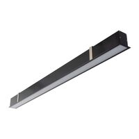 MAX-50 Recessed Profile 17.3W 1M C/W Opal - Black