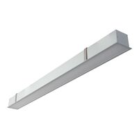 MAX-75MM Recessed Profile 17.3W 1M C/W Opal - Aluminium