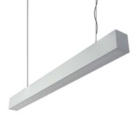 MAX-75MM Two Way Pendant 34.7W 1M C/W Opal - Aluminium