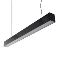 MAX-75MM Two Way Pendant 34.7W 1M C/W Opal - Black