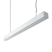 MAX-75MM Down Pendant 17.3W 1M C/W Opal - Aluminium