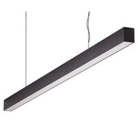 MAXI-40 1.2M LONG PENDANT BLACK DIMMABLE 3K FLAT DIFFUSER