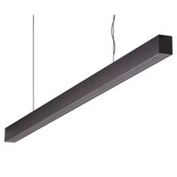 MAXI-40 1.2M LONG PENDANT BLACK DIMMABLE 3K FLAT DIFFUSER