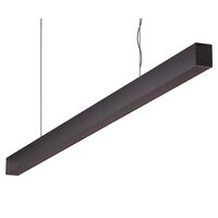 MAXI-40 1.2M LONG PENDANT BLACK DIMMABLE 4K FLAT DIFFUSER