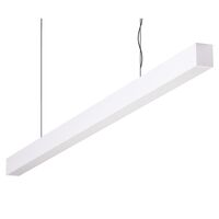 MAXI-40 1.2M LONG PENDANT WHITE DIMMABLE 3K FLAT DIFFUSER
