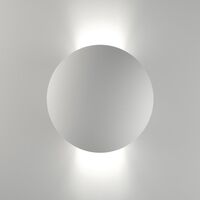 BF-2350 Ceramic Round Indirect Wall Light - Raw / G9