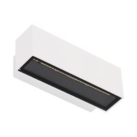 BLOCK-12 240V 12W Two Way LED Wall Light - White Finish