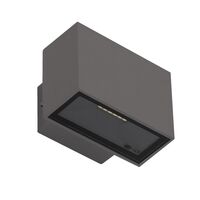 BLOCK-6 240V 6W Two Way LED Wall Light - Dark Grey