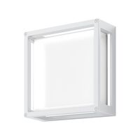 YORK-12 12W Led Square  Wall Light IP65 240v - White