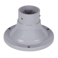 BB-100 Aluminium Bollard Base to suit 60-76 outer diameter post - powder coated finish