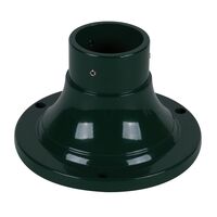 BB-100 Aluminium Bollard Base to suit 60-76 outer diameter post - powder coated finish