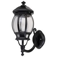 GT-1031 Vienna Curved Arm Upward Wall Light - Powder Coated Finish / B22