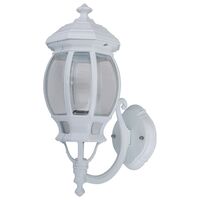 GT-1031 Vienna Curved Arm Upward Wall Light - Powder Coated Finish / B22