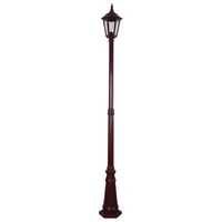 GT-138 Chester Single Head Tall Post Light - Powder Coated Finish / B22