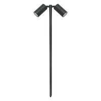 Shadow 2 Light Adjustable 12V MR16 Path Spike - Textured Black