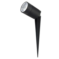 ZOOM-PRO 12W 12/24V DC GARDEN SPIKE C/W HOOD BLK