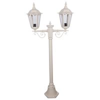 GT-135 Chester Twin Head Short Post Light - Powder Coated Finish / B22