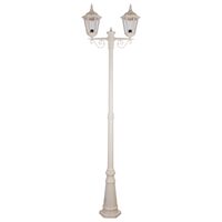 GT-140 Chester Twin Head Tall Post Light - Powder Coated Finish / B22