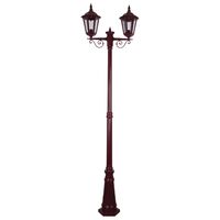 GT-140 Chester Twin Head Tall Post Light - Powder Coated Finish / B22
