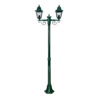 GT-237 Paris Twin Head Medium Post Light - Powder Coated Finish / B22