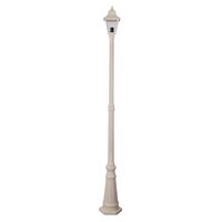 GT-238 Paris Single Head Tall Post Light - Powder Coated Finish / B22
