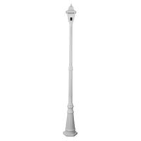 GT-238 Paris Single Head Tall Post Light - Powder Coated Finish / B22