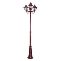 GT-242 Paris Triple Head Tall Post - Powder Coated Finish / B22
