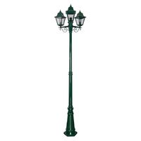 GT-242 Paris Triple Head Tall Post - Powder Coated Finish / B22