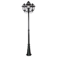 GT-282 Avignon Triple Head Tall Post Light - Powder Coated Finish / B22