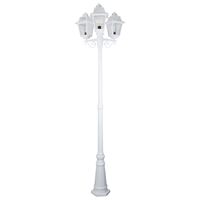 GT-282 Avignon Triple Head Tall Post Light - Powder Coated Finish / B22