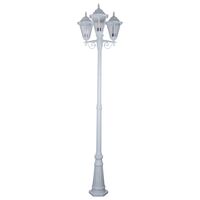 GT-432 Turin Triple Head Tall Post Light - Powder Coated Finish / B22