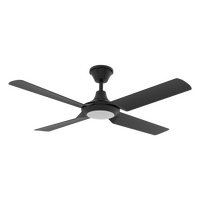 FRESCO 4 BLADE 52" DC IP66 CEILING FAN & LED LIGHT