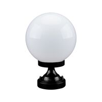 GT-530 Siena 20cm Sphere CTC Pillar Mount - Powder Coated Finish / E27