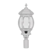 GT-696 Vienna Large Post Top Light - Powder Coated Finish / B22