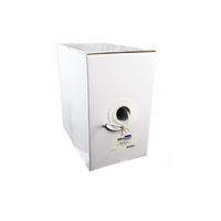 Security Cable 6 Core 14 Strand | 300M Length | PVC Jacket & Bare Copper | White by Bitek Pty Ltd