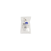 USB 2.0 Male to Micro USB Male Lead | 1M Length | 480Mbit/s Bandwidth | White by Bitek Pty Ltd