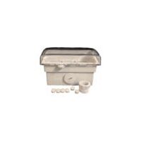 Weatherproof Electrical Enclosure | IP53 Rated | Lockable & Recessed | Clear Lid by Transco
